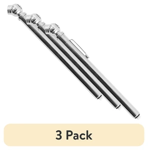 Hyper Tough Tire Gauge 4020 (3-Pack) 10-50 PSI Steel Hyper Tough Tire Gauge 4020 (3-Pack) 10-50 PSI Steel