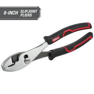 Hyper Tough 5174V 8-Inch Slip Joint Pliers with Ergonomic Comfort Grips, Black Hyper Tough 5174V 8-Inch Slip Joint Pliers with Ergonomic Comfort Grips, Black