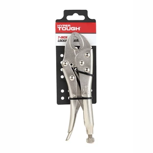 Hyper Tough 7-Inch Curved Jaw Locking Pliers UW70002A Hyper Tough 7-Inch Curved Jaw Locking Pliers UW70002A