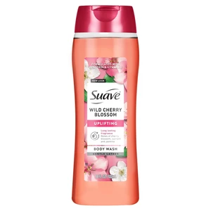 Suave Wild Cherry Blossom Moisturizing Body Wash with Glycerin & Vitamin E, 18 FL OZ Suave Wild Cherry Blossom Moisturizing Body Wash with Glycerin & Vitamin E, 18 FL OZ
