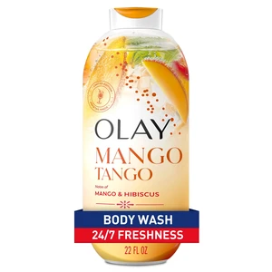 Olay Mango Tango Body Wash with Vitamin B3 and Antioxidant Blend, Mango and Hibiscus Notes, 22oz Olay Mango Tango Body Wash with Vitamin B3 and Antioxidant Blend, Mango and Hibiscus Notes, 22oz