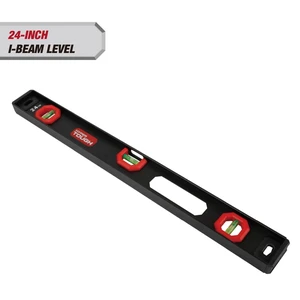 Hyper Tough 24-Inch Aluminum I-Beam Level Hyper Tough 24-Inch Aluminum I-Beam Level