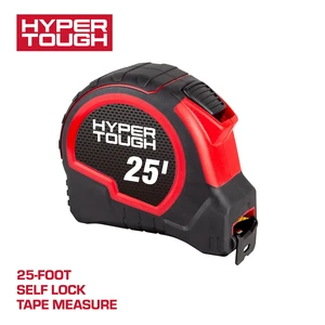 Hyper Tough 25ft Self Lock Steel Tape Measure Hyper Tough 25ft Self Lock Steel Tape Measure