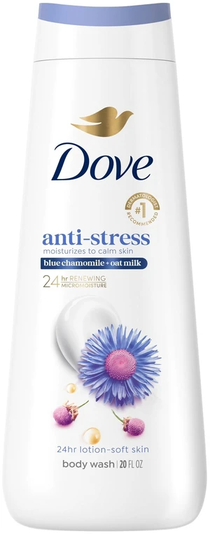 Dove Body Wash 24hr Lotion-Soft Skin Anti-Stress Blue Chamomile & Oat Milk Moisturizing Skin Cleanser No Sulfates No Parabens 20 fl oz Dove Body Wash 24hr Lotion-Soft Skin Anti-Stress Blue Chamomile & Oat Milk Moisturizing Skin Cleanser No Sulfates No Parabens 20 fl oz