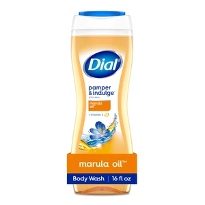 Dial Pamper & Indulge Body Wash with Marula Oil, Gentle on All Skin Types, 16 fl oz Dial Pamper & Indulge Body Wash with Marula Oil, Gentle on All Skin Types, 16 fl oz
