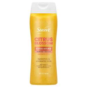 Suave Citrus Blossom Exfoliating Body Wash & Scrub with Glycerin & Vitamin E, 18 FL OZ Suave Citrus Blossom Exfoliating Body Wash & Scrub with Glycerin & Vitamin E, 18 FL OZ