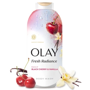 Olay Fresh Radiance Body Wash, Black Cherry and Vanilla Essence, Vitamin B3 and Antioxidant Blend, 22 fl oz Olay Fresh Radiance Body Wash, Black Cherry and Vanilla Essence, Vitamin B3 and Antioxidant Blend, 22 fl oz