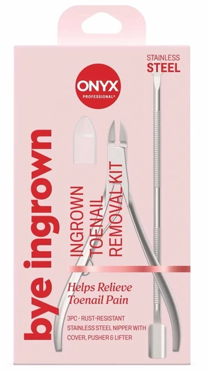 Onyx Professional 3-Piece Stainless Steel Nail Care Kit with Ingrown Toenail Remover, Protective Case Onyx Professional 3-Piece Stainless Steel Nail Care Kit with Ingrown Toenail Remover, Protective Case