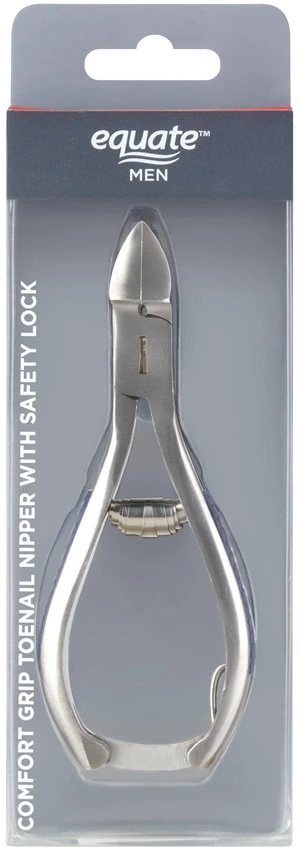 Equate Men's Comfort Grip Toenail Nipper with Safety Lock for Thick & Hard Nails Equate Men's Comfort Grip Toenail Nipper with Safety Lock for Thick & Hard Nails