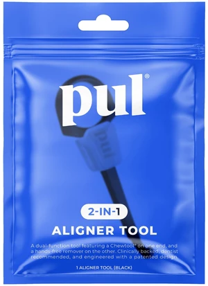 PUL 2-in-1 Reusable Aligner Seating Chewie & Removal Tool Black PUL 2-in-1 Reusable Aligner Seating Chewie & Removal Tool Black