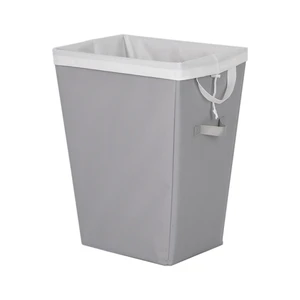 Mainstays Laundry Hamper with Removable Liner, Slim Rectangular, Gray, Polyester Mainstays Laundry Hamper with Removable Liner, Slim Rectangular, Gray, Polyester