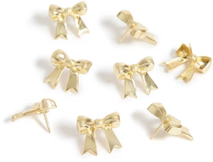 U Brands Ribbon Push Pins, 8 Count, Gold U Brands Ribbon Push Pins, 8 Count, Gold