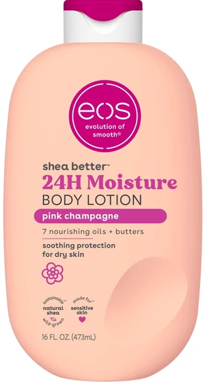 Eos Pink Champagne Body Lotion, 16 fl oz, 24 Hour Moisturizing, with Shea Butter & Vitamin E, for Dry Skin Eos Pink Champagne Body Lotion, 16 fl oz, 24 Hour Moisturizing, with Shea Butter & Vitamin E, for Dry Skin