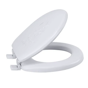 Bath Bliss Extra Soft Vinyl Standard Round Toilet Seat, White Bath Bliss Extra Soft Vinyl Standard Round Toilet Seat, White
