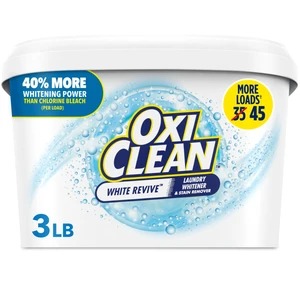 OxiClean White Revive Laundry Whitener and Stain Remover Powder, 3lb OxiClean White Revive Laundry Whitener and Stain Remover Powder, 3lb