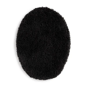 Mainstays Basic Toilet Lid Cover, Polyester, Black, 19"x22" Mainstays Basic Toilet Lid Cover, Polyester, Black, 19"x22"