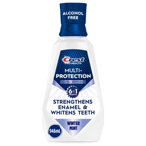 Crest Pro-Health Fluoride Mouthwash - Alcohol-Free, Whitening, Winter Mint, 32 fl oz Crest Pro-Health Fluoride Mouthwash - Alcohol-Free, Whitening, Winter Mint, 32 fl oz