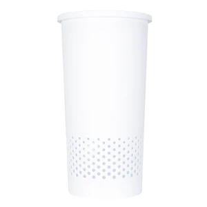 Mainstays Round Lidded Hamper, White, Adult Mainstays Round Lidded Hamper, White, Adult
