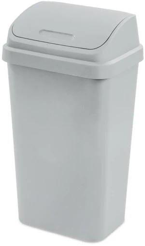 Sterilite 13Gallon Kitchen Trash Can, Plastic Garbage Bin with Swing Top Lid, Light Gray Sterilite 13Gallon Kitchen Trash Can, Plastic Garbage Bin with Swing Top Lid, Light Gray