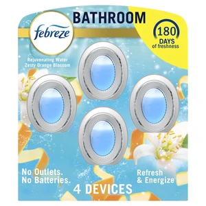 Febreze Small Spaces Air Freshener Refresh & Energize Scent, 4 Count Febreze Small Spaces Air Freshener Refresh & Energize Scent, 4 Count