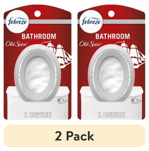 Febreze BATH Air Freshener (2 Pack) Odor-Fighting, Old Spice Scent Febreze BATH Air Freshener (2 Pack) Odor-Fighting, Old Spice Scent