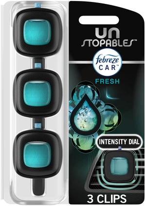 Febreze Unstopables Fresh Car Vent Clip, 3 Count Febreze Unstopables Fresh Car Vent Clip, 3 Count
