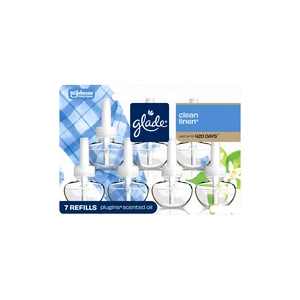 Glade PlugIns Air Freshener Refills, 7Refills, 0.67oz, Clean Linen, Infused with Essential Oils Glade PlugIns Air Freshener Refills, 7Refills, 0.67oz, Clean Linen, Infused with Essential Oils