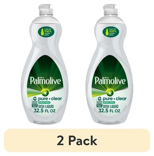 Palmolive Ultra Pure + Clear Liquid Dish Soap, 2-Pack, 32.5fl oz, Spring Fresh Scent Palmolive Ultra Pure + Clear Liquid Dish Soap, 2-Pack, 32.5fl oz, Spring Fresh Scent