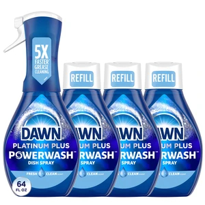 Dawn Powerwash Spray Dish Soap Fresh 1 Starter Kit + 3 Refills 64 Fl Oz Dawn Powerwash Spray Dish Soap Fresh 1 Starter Kit + 3 Refills 64 Fl Oz