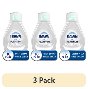 Dawn Free & Clear Power Wash Dish Spray Refill, Pear Scent, 16oz, 3-Pack Dawn Free & Clear Power Wash Dish Spray Refill, Pear Scent, 16oz, 3-Pack
