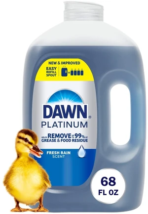 Dawn Platinum Dish Soap Refill Jug, Fresh Rain, 68fl oz Dawn Platinum Dish Soap Refill Jug, Fresh Rain, 68fl oz