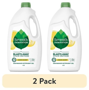 Seventh Generation Dishwasher Detergent Gel, Lemon Scent, 42 fl oz (2 Pack) Seventh Generation Dishwasher Detergent Gel, Lemon Scent, 42 fl oz (2 Pack)