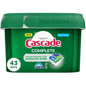 Cascade Complete Dishwasher Detergent Fresh, 43ct Cascade Complete Dishwasher Detergent Fresh, 43ct