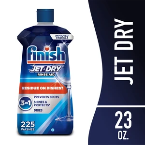Finish Jet-Dry Rinse Aid, Dishwasher Rinse Agent and Drying Agent, 23oz Finish Jet-Dry Rinse Aid, Dishwasher Rinse Agent and Drying Agent, 23oz