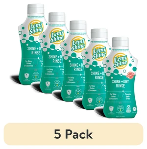 Lemi Shine Shine + Dry Dishwasher Rinse Aid, 5 Pack, 8.45 oz Each Lemi Shine Shine + Dry Dishwasher Rinse Aid, 5 Pack, 8.45 oz Each