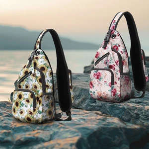 2pcs Crossbody bag shoulder bag single shoulder bag floral pattern 2pcs Crossbody bag shoulder bag single shoulder bag floral pattern