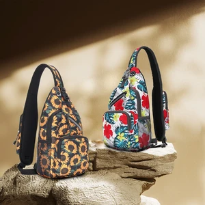 2pcs Crossbody bag shoulder bag single shoulder bag floral pattern 2pcs Crossbody bag shoulder bag single shoulder bag floral pattern