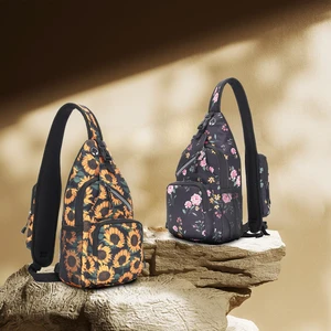2pcs Crossbody bag shoulder bag single shoulder bag floral pattern 2pcs Crossbody bag shoulder bag single shoulder bag floral pattern