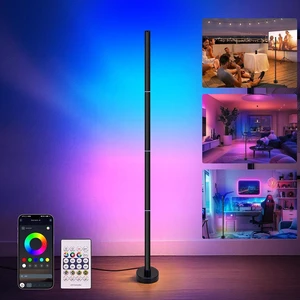 Smart RGB LED Corner Floor Lamp with App and Remote Control 16 Million Colors & 68+ Scene, Music Sync, Timer Setting, Ideal Standing Lamp for Living Rooms, Bedrooms, Gaming Rooms Smart RGB LED Corner Floor Lamp with App and Remote Control 16 Million Colors & 68+ Scene, Music Sync, Timer Setting, Ideal Standing Lamp for Living Rooms, Bedrooms, Gaming Rooms