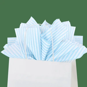 Flexicore Gift Wrap Tissue - Light Blue Pin Stripe, 100 Sheets Flexicore Gift Wrap Tissue - Light Blue Pin Stripe, 100 Sheets
