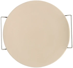 Nordic Ware 2-Piece Pizza Bakeware Set with 13" Ceramic Pizza Stone and Steel Wire Holder Nordic Ware 2-Piece Pizza Bakeware Set with 13" Ceramic Pizza Stone and Steel Wire Holder