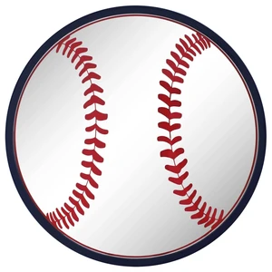 Sterling & Noble 16" Baseball Mirror Sterling & Noble 16" Baseball Mirror