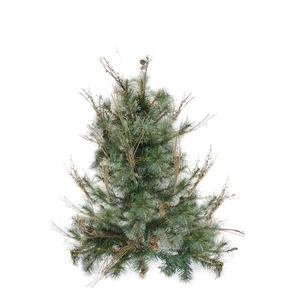 2' x 18" Country Mixed Pine Artificial Christmas Wall Or Door Tree - Unlit 2' x 18" Country Mixed Pine Artificial Christmas Wall Or Door Tree - Unlit