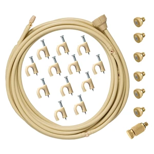 Orbit Model #20030 Basic Preassembled Outdoor Mist Cooling System Kit, 12' Assembled, 1lb, Tan Orbit Model #20030 Basic Preassembled Outdoor Mist Cooling System Kit, 12' Assembled, 1lb, Tan