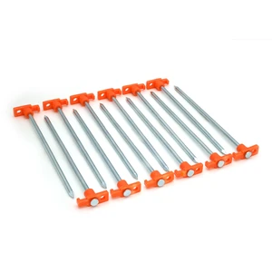 Coghlan's 10" Steel Nail Pegs 12-Pack Tent Stakes for Hard Ground Coghlan's 10" Steel Nail Pegs 12-Pack Tent Stakes for Hard Ground