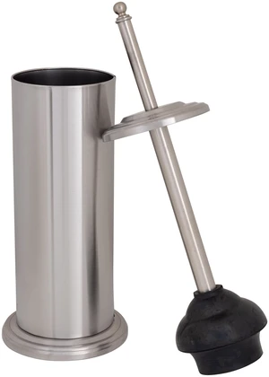 Bath Bliss Toilet Plunger 18.5"H x 4.9"L Stainless Steel Bath Bliss Toilet Plunger 18.5"H x 4.9"L Stainless Steel