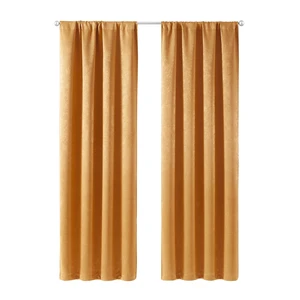 Mainstays Shimmer 99% Blackout Rod Pocket Curtains, Set of 2, 37in x 84in Mainstays Shimmer 99% Blackout Rod Pocket Curtains, Set of 2, 37in x 84in