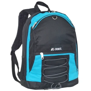 Everest 3045SH-TURQ/BK 17" Two-Tone Backpack with Mesh Pockets, Turquoise Everest 3045SH-TURQ/BK 17" Two-Tone Backpack with Mesh Pockets, Turquoise