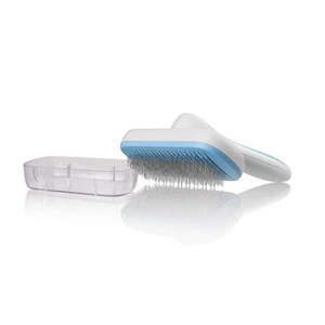 Pets First Self Cleaning Slicker Brush for Dogs and Cats Pets First Self Cleaning Slicker Brush for Dogs and Cats
