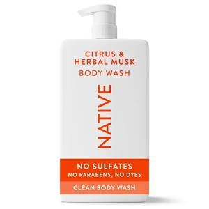 Native Body Wash 36 fl oz, Sulfate Free, Naturally Derived, Citrus & Herbal Musk, for Women and Men Native Body Wash 36 fl oz, Sulfate Free, Naturally Derived, Citrus & Herbal Musk, for Women and Men